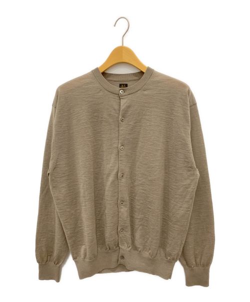 BATONER（バトナ―）BATONER (バトナ―) CHOMA CREW NECK CARDIGAN ブラウン サイズ:1の古着・服飾アイテム