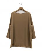 MUSE de Deuxieme Classeミューズ ドゥーズィエム クラス）の古着「EDEN boat neck blouse」｜ベージュ