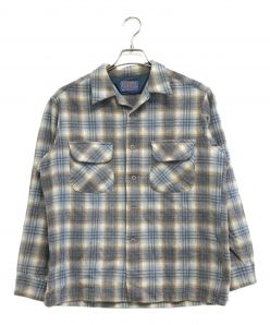 PENDLETON「70'sオンブレチェックオープンカラーシャツ」