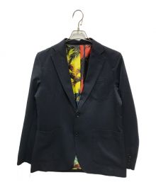 SOPHNET.（ソフネット）の古着「PINHEAD TWILL 2 BUTTON JACKET(ピンヘッド ツイル 2 ボタン ジャケット)」｜ネイビー