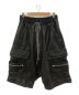 A.F ARTEFACT（エーエフ アーティファクト）の古着「LOWCROTCH MILITARY WIDE SHORTS」｜ブラック