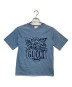 GUCCIグッチ）の古着「Tiger Graphic Tee」｜ブルー