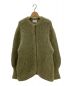 CLANE（クラネ）の古着「COLOR MOHAIR SHAGGY CARDIGAN」｜グリーン