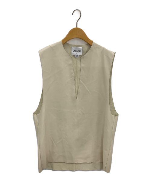 Jakke（ジャッキー）Jakke (ジャッキー) VERITY VEST ベージュ サイズ:Mの古着・服飾アイテム