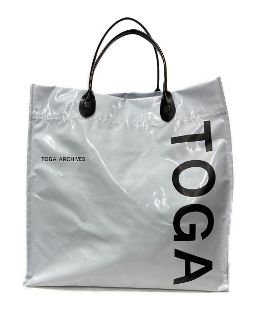 TOGA ARCHIVES（トーガアーカイブス）TOGA ARCHIVES (トーガアーカイブス) TOGA logo tote bag small ホワイトの古着・服飾アイテム