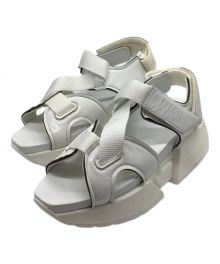 MM6 Maison Margiela（エムエムシックス メゾンマルジェラ）の古着「プラットフォームサンダル」｜ホワイト