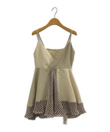 sahara（サハラ）の古着「Patchwork Circular Camisole」｜ベージュ