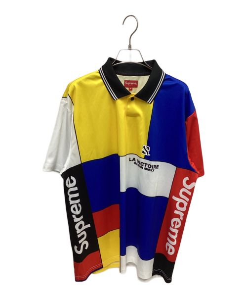 SUPREME（シュプリーム）Supreme (シュプリーム) Colorblocked Soccer Polo マルチカラー サイズ:Mの古着・服飾アイテム