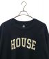 中古・古着 is-ness (イズネス) journal standard L'essage (ジャーナルスタンダード レサージュ) HOUSE T-SHIRTS ブラック サイズ: Free 未使用品：6000円