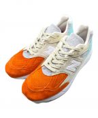 NEW BALANCE×KITHニューバランス×キス）の古着「スニーカー」｜ベージュ×オレンジ