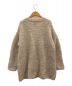 maison de soil (メゾンドソイル) BOUCLE V-NECK CARDIGAN WITH PIN ベージュ サイズ:-：9000円