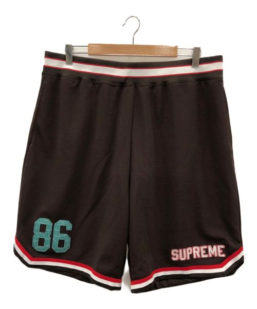 SUPREME（シュプリーム）Supreme (シュプリーム) Faux Croc Basketball Short ブラウン サイズ:XLargeの古着・服飾アイテム