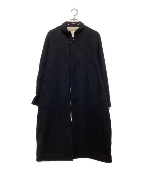 SUZUKI TAKAYUKI（スズキタカユキ）SUZUKI TAKAYUKI (スズキタカユキ) stand fall collar coat ブラック サイズ:2の古着・服飾アイテム