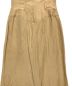 中古・古着 Mame Kurogouchi (マメクロゴウチ) Silk Hemp High Waist Skirt ベージュ サイズ:1：9000円