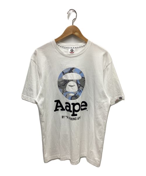 Aape BY A BATHING APE（エーエイプ バイ アベイシングエイプ）AAPE BY A BATHING APE (エーエイプ バイ アベイシングエイプ) Tシャツ ホワイト サイズ:Lの古着・服飾アイテム