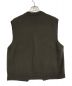 MHL (エムエイチエル) FELTED WOOL VEST/フェルテッドウールベスト ブラウン サイズ:L：8000円