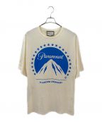 GUCCIグッチ）の古着「Paramount オーバーサイズ Tシャツ」｜アイボリー