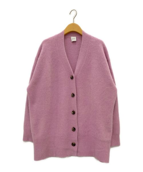 Spick and Span（スピックアンドスパン）Spick and Span (スピックアンドスパン) FURKNITワイドVカーディガン パープル サイズ:-の古着・服飾アイテム