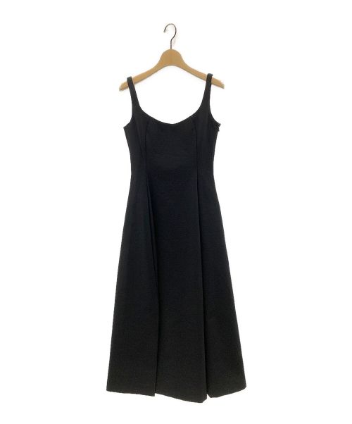 LEINWANDE（ラインヴァンド）LEINWANDE (ラインヴァンド) Jersey Midi Dress ブラック サイズ:Fの古着・服飾アイテム