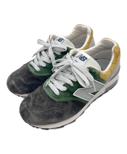 NEW BALANCE（ニューバランス）NEW BALANCE (ニューバランス) スニーカー ブラック×グリーン サイズ:26の古着・服飾アイテム