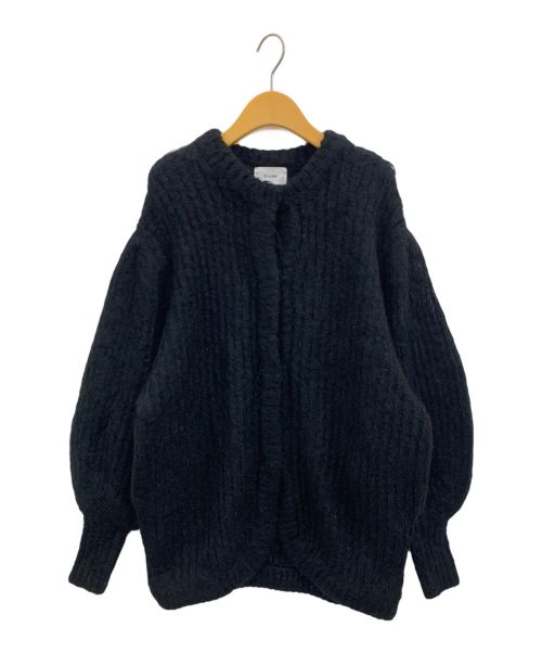 CLANE（クラネ）CLANE (クラネ) COLOR MOHAIR SHAGGY CARDIGAN ブラック サイズ:1の古着・服飾アイテム