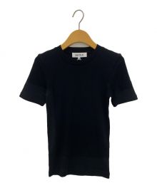 ENFOLD（エンフォルド）の古着「WASHABLE COMPACT BASIC T-SHIRT」｜ブラック