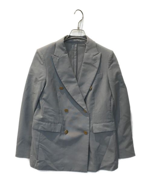 UNITED ARROWS（ユナイテッドアローズ）UNITED ARROWS (ユナイテッドアローズ) 2B金釦ブレザー/UGBT BLAZER グレー サイズ:38の古着・服飾アイテム