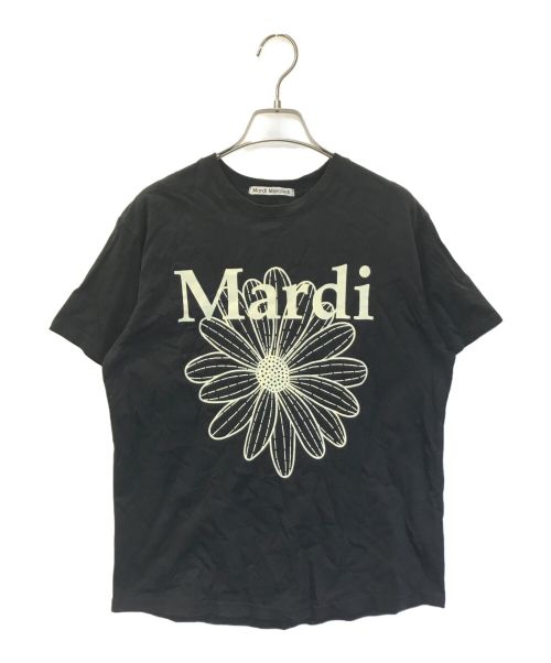 Mardi Mercredi（マルディメクルディ）MARDI MERCREDI (マルディメクルディ) プリントTシャツ ブラック サイズ:FREEの古着・服飾アイテム