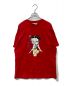 BETTY BOOP（ベティー・ブープ）の古着「プリントTシャツ」｜レッド