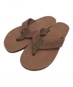 RAINBOW SANDALSレインボーサンダル）の古着「RAINBOW Sandals SINGLE LAYER - HEMP」｜ブラウン