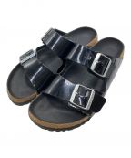 BIRKENSTOCKビルケンシュトック）の古着「エナメルサンダル」｜ブラック