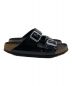 中古・古着 BIRKENSTOCK (ビルケンシュトック) エナメルサンダル ブラック サイズ:25.0：3980円