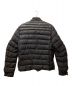 MONCLER (モンクレール) レザー切替ダウンジャケット ブラック サイズ:4：65000円