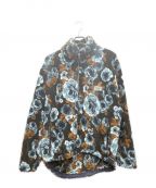 NAPA by MARTINE ROSEナパ バイ マーティンローズ）の古着「Floral Fleece/フリースジャケット」｜ブルー