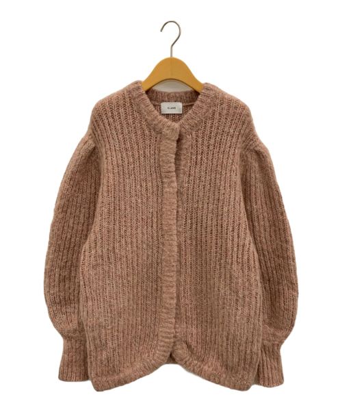 CLANE（クラネ）CLANE (クラネ) COLOR MOHAIR SHAGGY CARDIGAN ピンク サイズ:2の古着・服飾アイテム