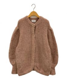 CLANE（クラネ）の古着「COLOR MOHAIR SHAGGY CARDIGAN」｜ピンク