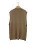 WANDERUNG (ワンデルング) Cotton Cashmere side open vest ベージュ サイズ:FREE：6000円