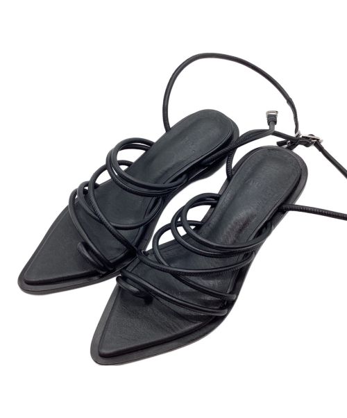 ALM.（アルム）ALM. (アルム) CESARIO LEATHER SANDALS ブラック サイズ:36の古着・服飾アイテム