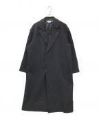 MAISON SPECIALメゾンスペシャル）の古着「Super170s Prime-Over Melton Chesterfield Coat(スーパー 170s プライム オーバー メルトン チェスターフィールド コート)」｜ネイビー