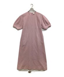 6(ROKU) BEAUTY&YOUTH（ロク ビューティーアンドユース）の古着「VOLUME SLEEVE DRESS/ワンピース」｜ピンク