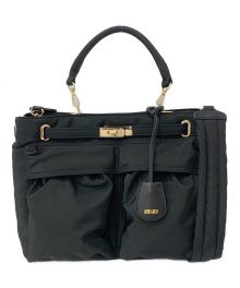 GOOD GRIEF!（グッドグリーフ）の古着「BELTED SHOULDER BAG」｜ブラック