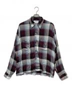 UNUSED×SUGARHILLアンユーズド×シュガーヒル）の古着「Ombre check open collar shirt」｜マルチカラー