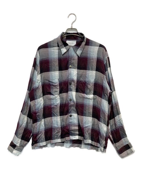 UNUSED（アンユーズド）UNUSED (アンユーズド) SUGARHILL (シュガーヒル) Ombre check open collar shirt マルチカラー サイズ:2の古着・服飾アイテム