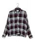 UNUSED（アンユーズド）の古着「Ombre check open collar shirt」｜マルチカラー