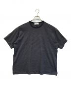 Graphpaperグラフペーパー）の古着「Narrow Border S/S Tee」｜ネイビー