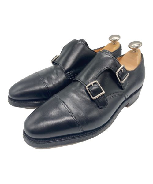 JOHN LOBB（ジョンロブ）JOHN LOBB (ジョンロブ) ダブルモンクストラップシューズ ブラック サイズ:UK5の古着・服飾アイテム