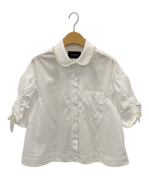 Simone Rocha（シモーネ ロシャ）Simone Rocha (シモーネ ロシャ) パフスリーブブラウス ホワイト サイズ:UK8の古着・服飾アイテム