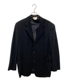 COMME des GARCONS HOMME PLUS（コムデギャルソンオムプリュス）の古着「ウール3Bバックポケットジャケット」｜ブラック