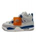 NIKE (ナイキ) JORDAN BRAND AIR JORDAN 4 RETRO (GS) OFF ホワイト×ブルー サイズ:28㎝ 未使用品：27000円