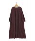 Phlannel (フランネル) Cotton Silk Komon Kaftan Dress ブラウン サイズ:1：10000円